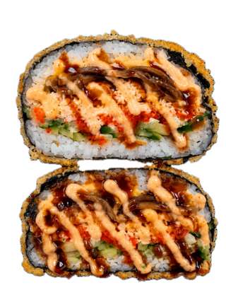 Burger sushi z surimi