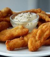 Tiras De Pollo Rebozadas