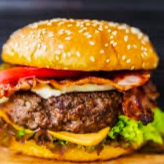 Juicy Lucy Beef burger 