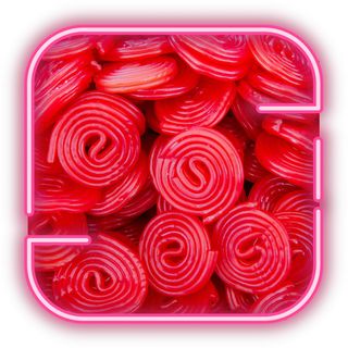 Discos Regaliz Rojo Por 2Uds.