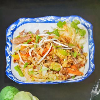 Makaron ryżowy z tofu