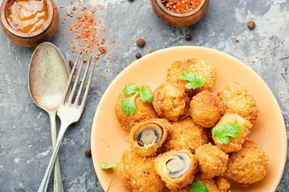 Crispy mushrooms