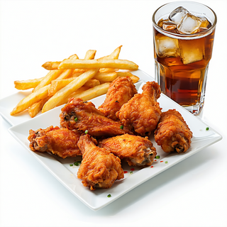 Menú Infantil Con Alitas