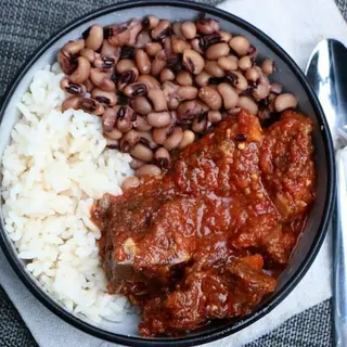 White Rice And Beans