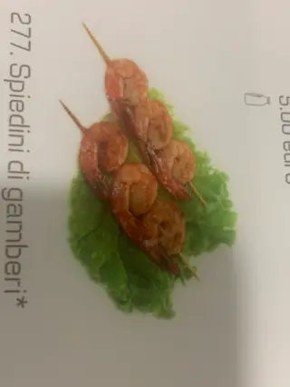 277.Spiedini di gamberi. 2pz