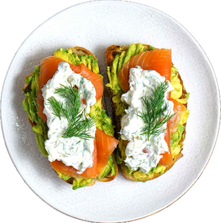 Toast Saumon Avocat