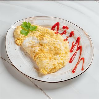 Омлет с сыром