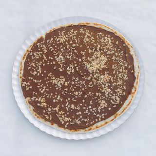 Piadipizza Nutella e granella di nocciola