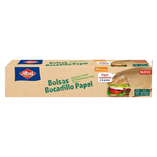 Albal Paper Sandwich Bag 20u