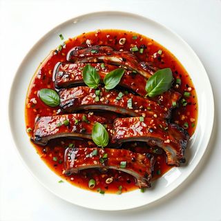 050 Puntine di maiale in salsa agrodolce