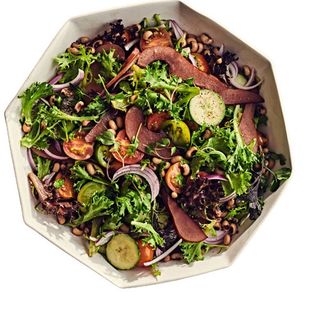 Mediterranean Poached Pears Salad