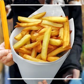 Frytki z serem duży