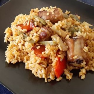 Arroz De Secreto Y Setas