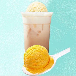 Te de leche y tapioca con helado (L)