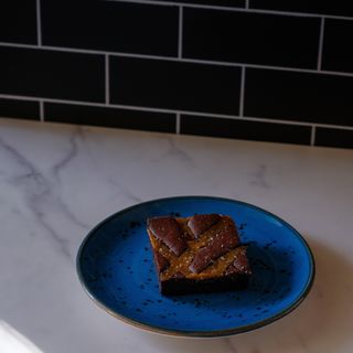 Brownie com caramelo salgado