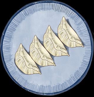 G1. Ravioli maiale - 4 pezzi