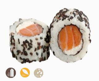 Roll Salmón Y Queso (8 Pzs.)