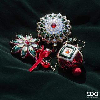 Zestaw 3 szklanych bombek