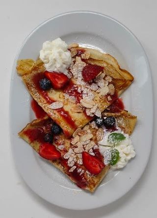 Naleśniki z serem na słodko