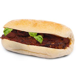 Panino saltimbocca parmigiana di melanzane