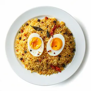 Egg biryani - uovo biryani