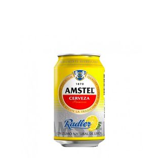 Cerveza Amstel Radler con Limón lata 330ml.
