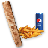 Rollo Kebab (mega), frytki, Pepsi 0.33l
