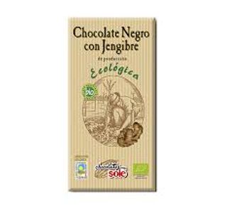 Chocolate Negro 56 % Con Jengibre Sole 100Gr