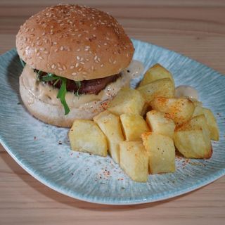 Hamburguesa de atun