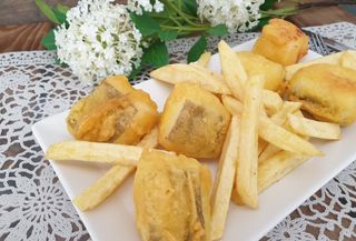 Bacalao Rebozado Con Patatas