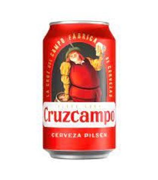 Cerveza cruz campo en lata (330 ml.)
