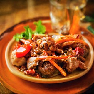 Wieprzowina z czosnkiem