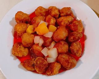 56. Pollo con Salsa Agridulce
