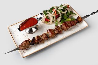 Мини-шашлык из баранины