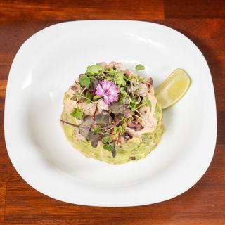 Guacamole Con Pulpo Al Ajillo (Ración)