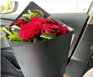 8 Fleurs Rouge et blanc