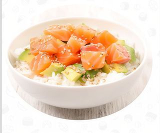 114. Chirashi salmone