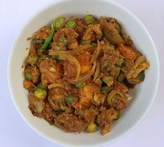 Verduras En Salsa De Korma