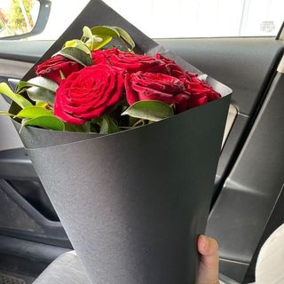 Bouquet 7 fleurs rouges