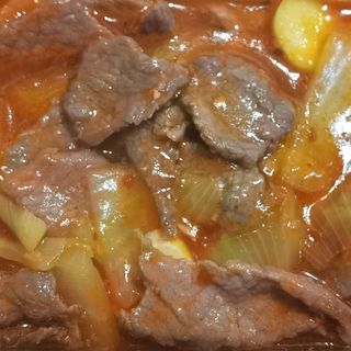 154-Ternera con ajo y salsa picante