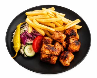 Chicken shish la farfurie