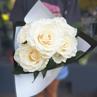 Buchet Simple White