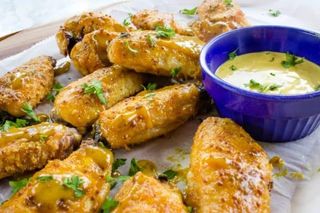 Honey Mustard Chicken Wings 8 Unidades