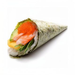 Temaki De Huevas De Salmón Y Aguacate (1 Ud.)