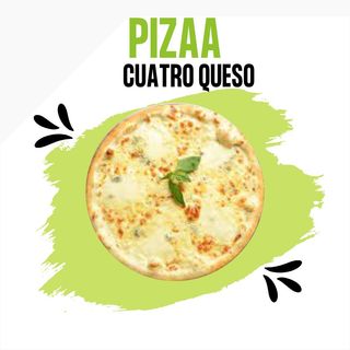 Pizza Cuatro Quesos (Mediana)
