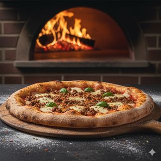 Pizza Carne molida (30 cm.)