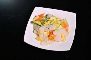 46. Gnocchi di riso con verdure miste