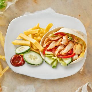 Порция дюнер с гарнитура  +Pepsi(330мл)