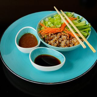 Teriyaki chicken poke  350 gr