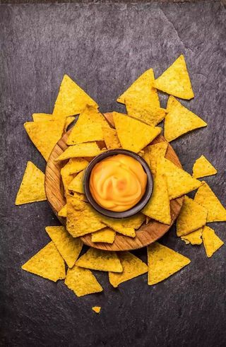 Mexican Crispy Chips And Cheese